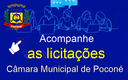 Acompanhe aqui as Licitações da Câmara Municipal de Poconé