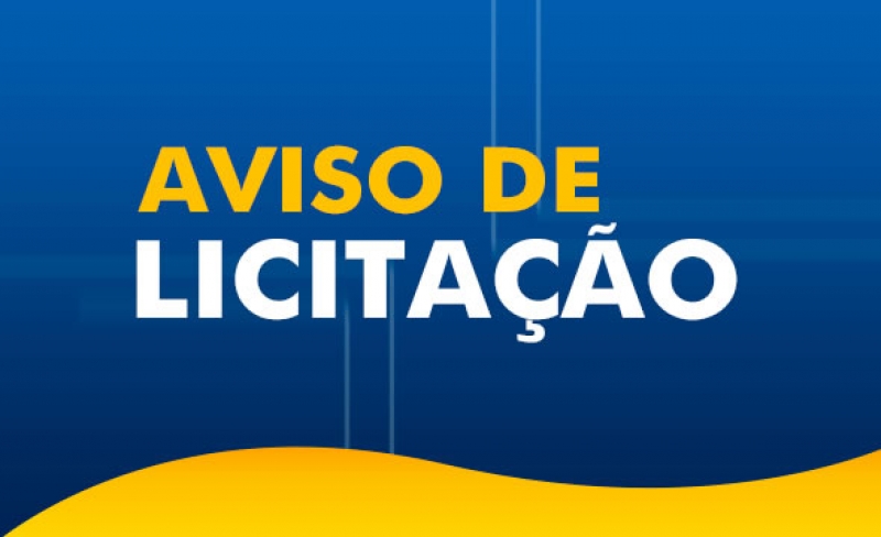 Aviso de Licitação - Fornecimento de mão de obra e materiais para ampliação da Câmara Municipal dde Poconé